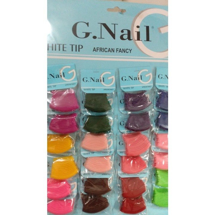 Faux Ongles Multicolor G. Nail African Fancy KJZJ041